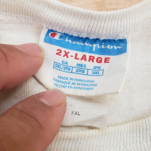 VINTAGE Champion Sesame Street Shirt Mens 2XL XXL White Short Sleeve Adult - Picture 4 of 11